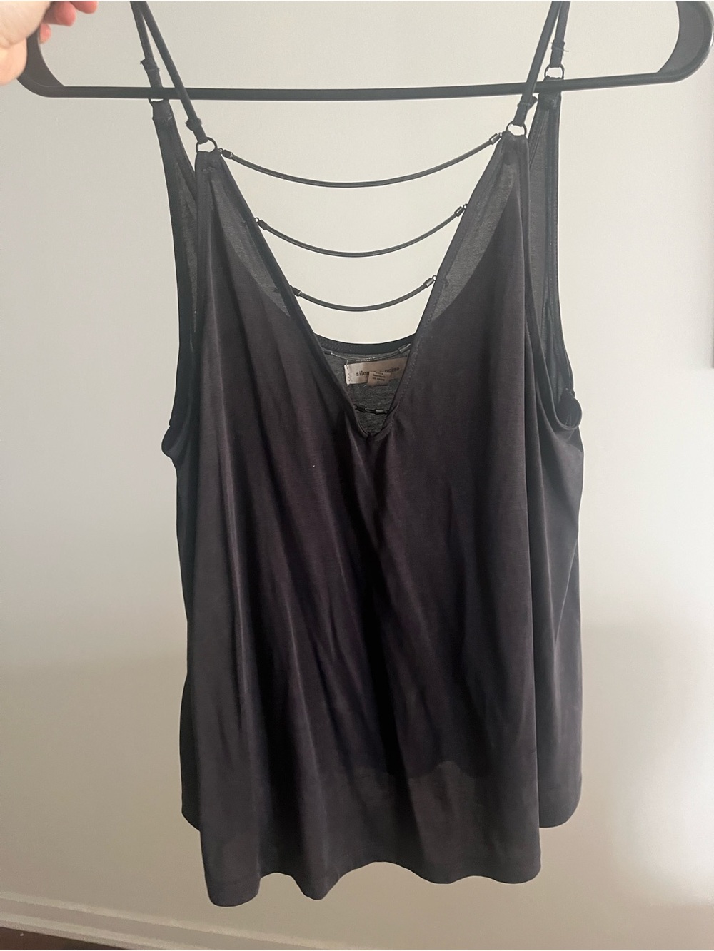 Navy Blue Strappy Women's Tank Top